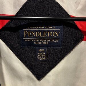 Pendleton Black and Red Woolen Jacket